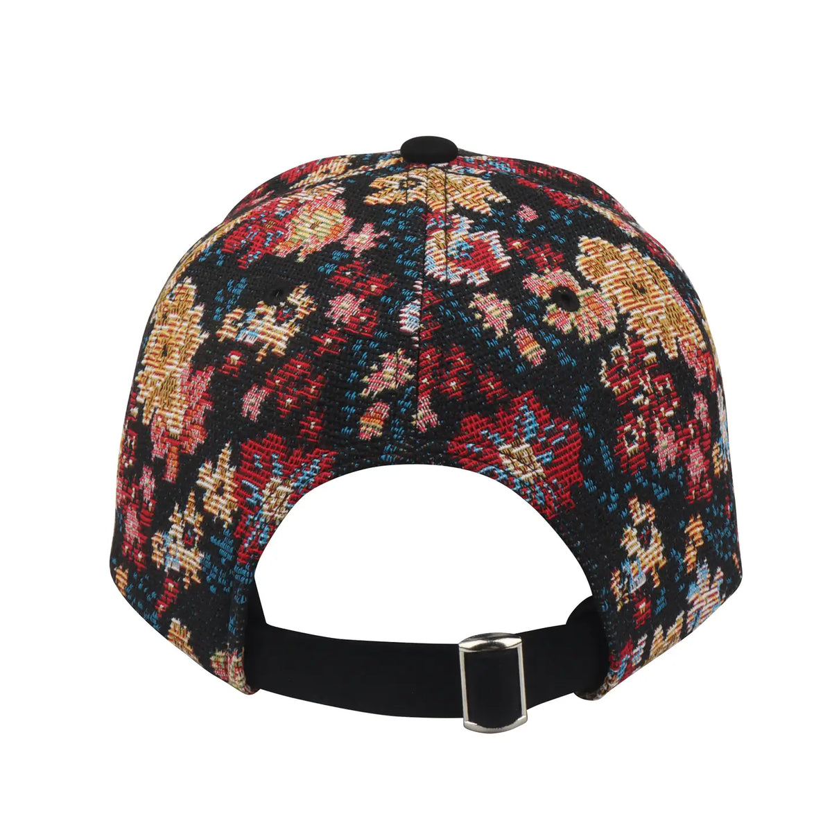 Dark Floral Tapestry Jacquard Hat
