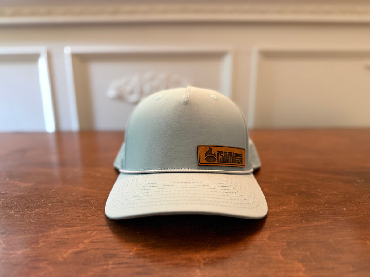 Light Blue Rope Hat - CLEARANCE