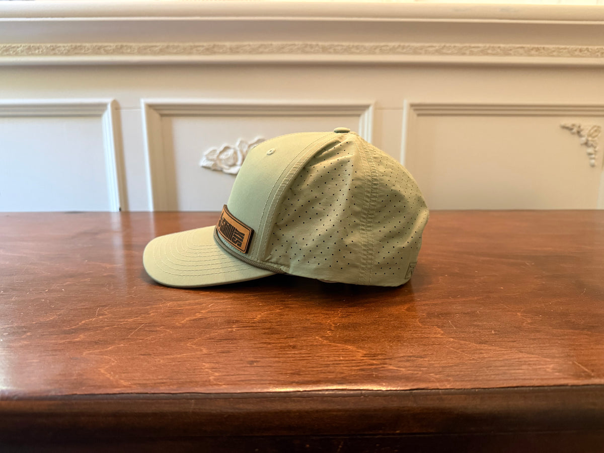 Sage Green Rope Hat - CLEARANCE