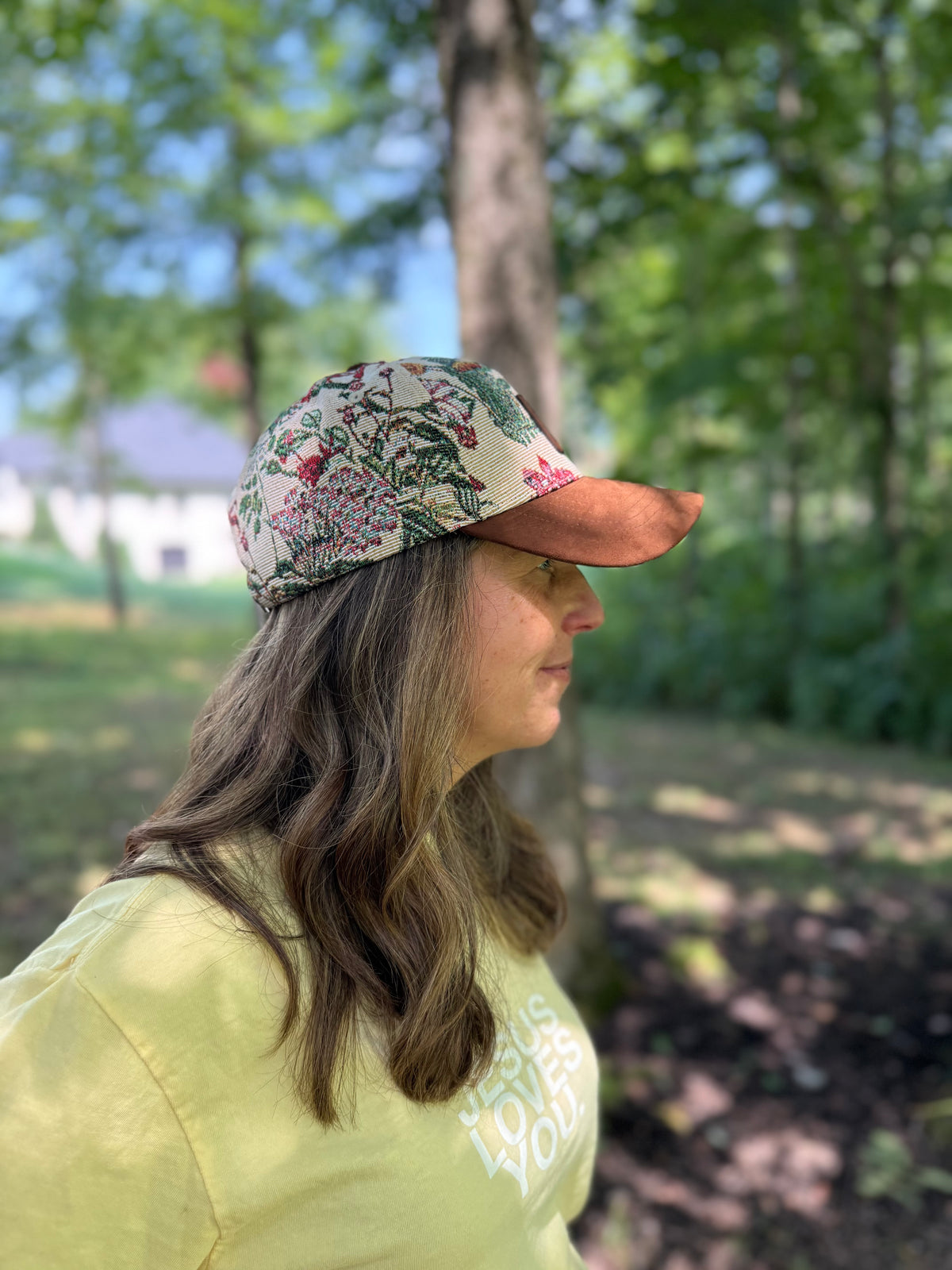 Vintage Floral Tapestry Jacquard Hat