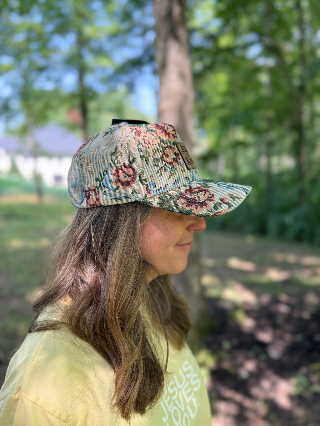 Jacquard Floral All Around - BLUE