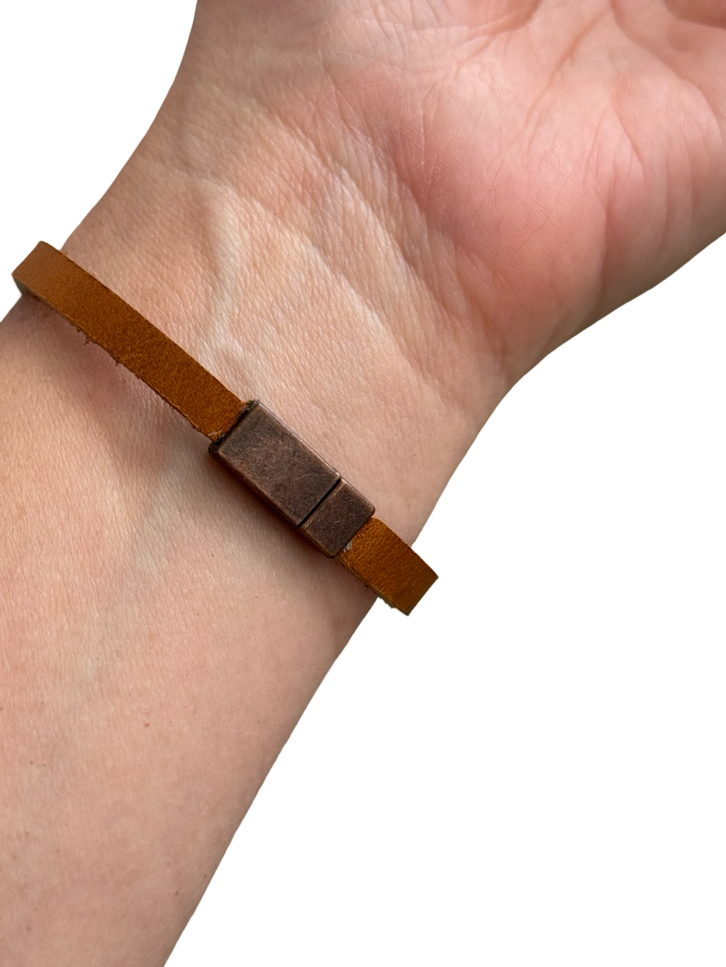 Leather Scripture Bracelet Handcrafted
