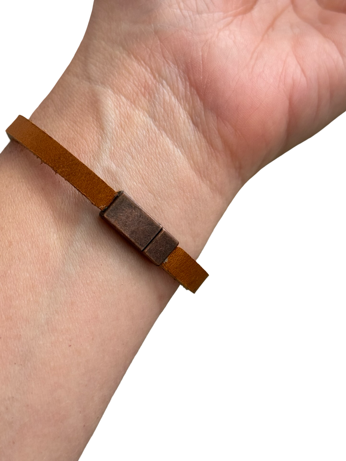 Leather Scripture Bracelet Handcrafted