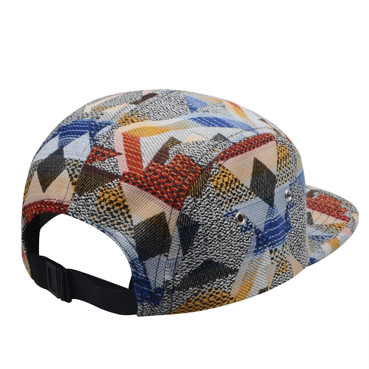 Patchwork Jacquard 5 Panel Hat